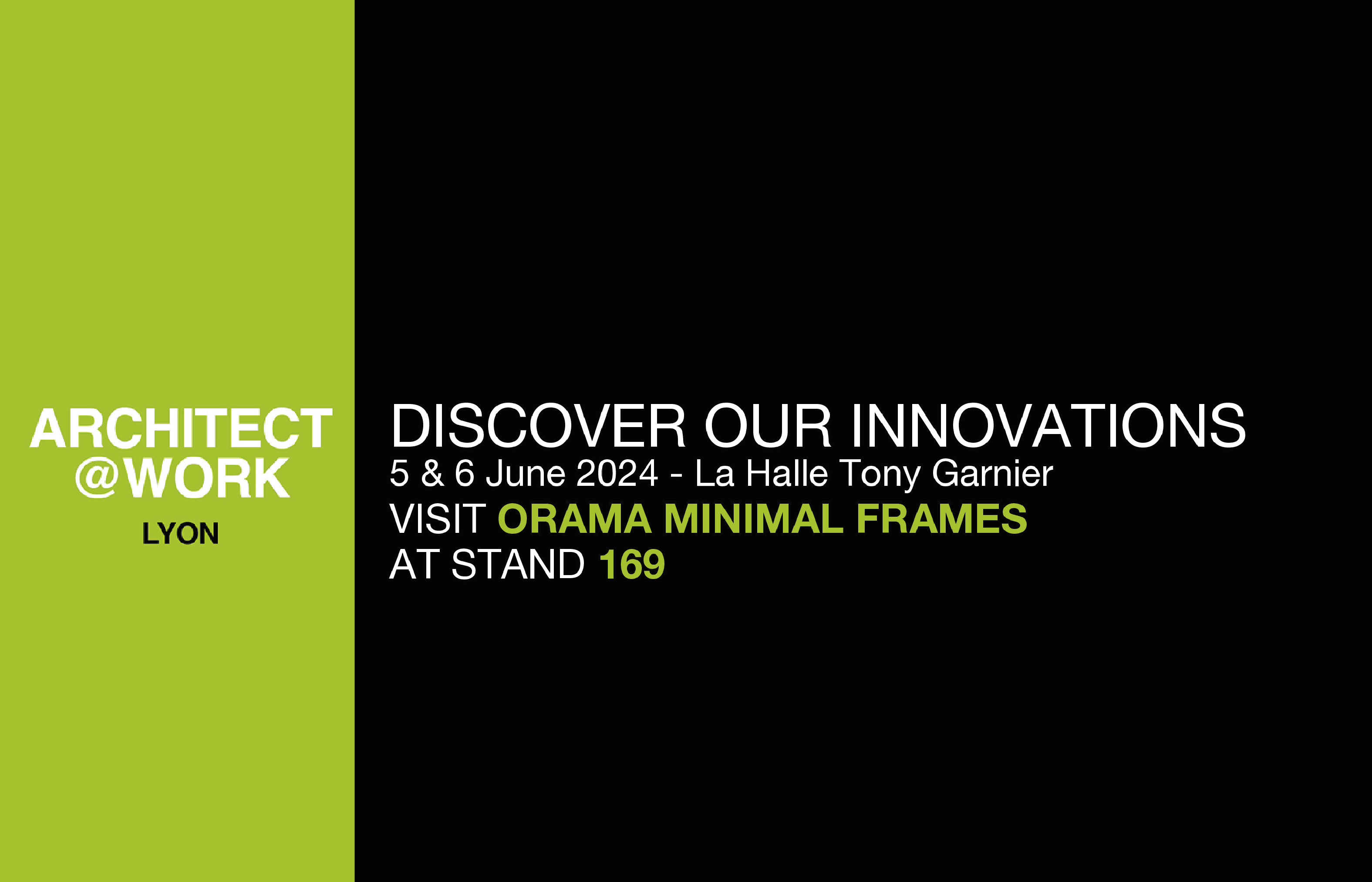 Orama participates at Architect@Work, Lyon
